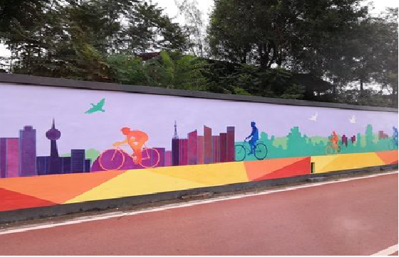 苏州墙体彩绘-围墙