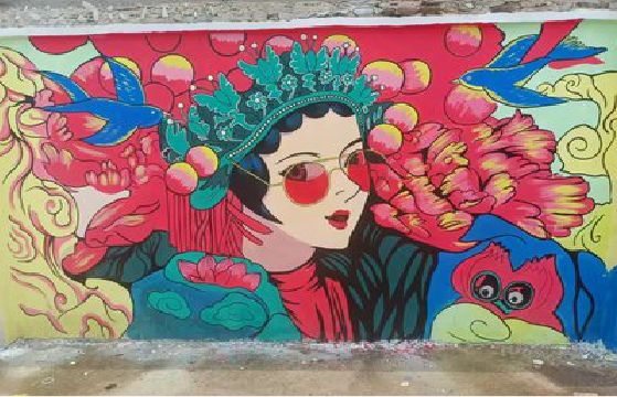 苏州墙体彩绘-网红墙