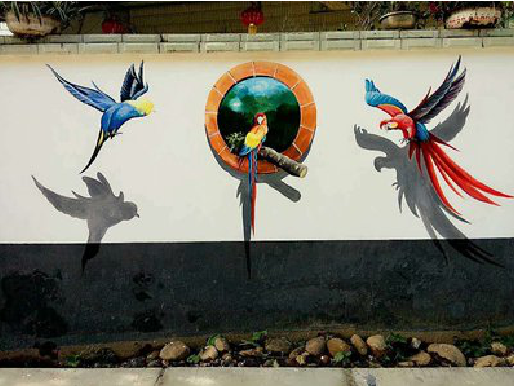 苏州视觉错位-3D墙绘设计