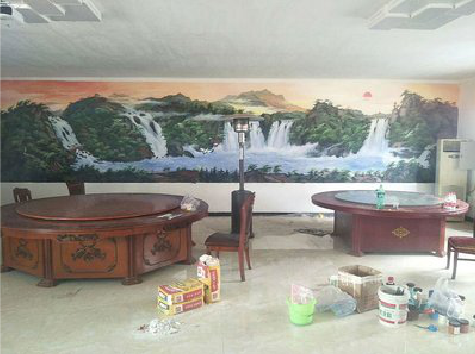 苏州墙绘-写实风景