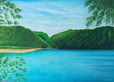 苏州在墙绘中，如何绘画绿水青山？