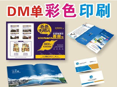 苏州单页印刷，色彩搭配简单。